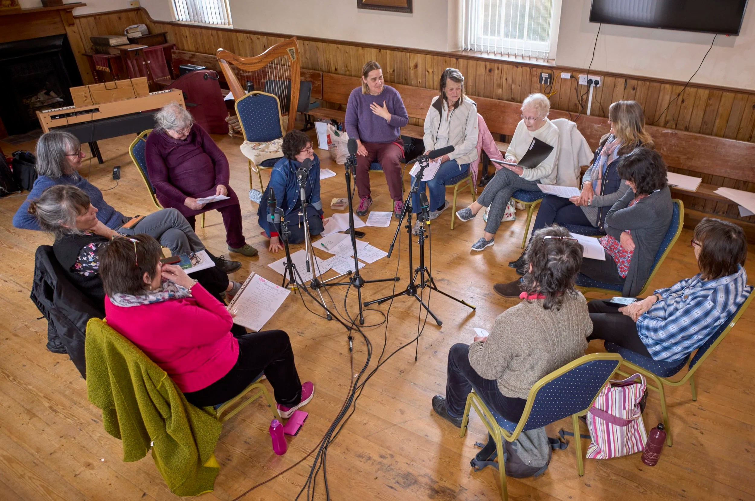  Allen Raine Opera Creators, Festri Capel Blaenannerch, Ebrill 2023.  Llun gan Paul Evans. 